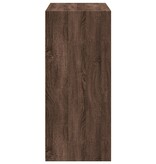 VidaXL Dressoir 70x41x93 cm bewerkt hout bruin eikenkleur