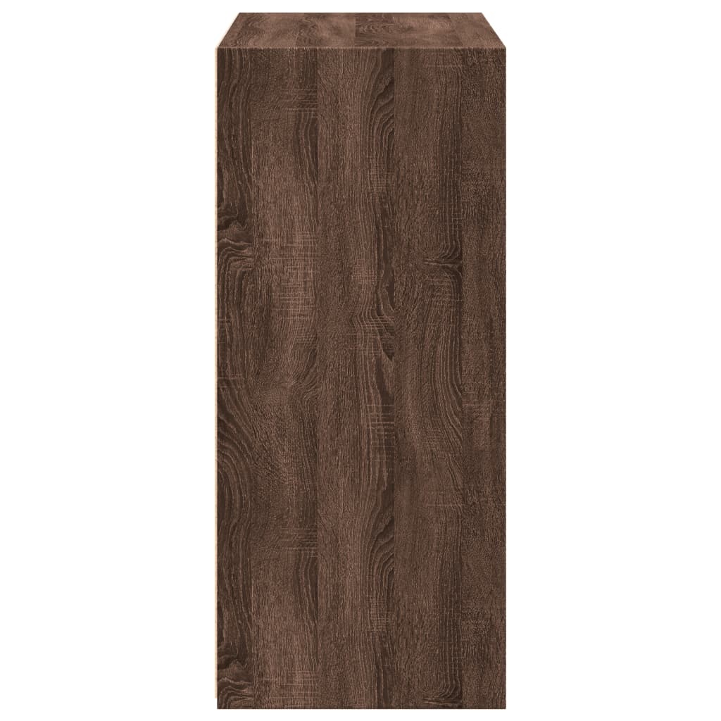 VidaXL Dressoir 70x41x93 cm bewerkt hout bruin eikenkleur