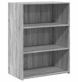 VidaXL Dressoir 70x41x93 cm bewerkt hout grijs sonoma eikenkleurig