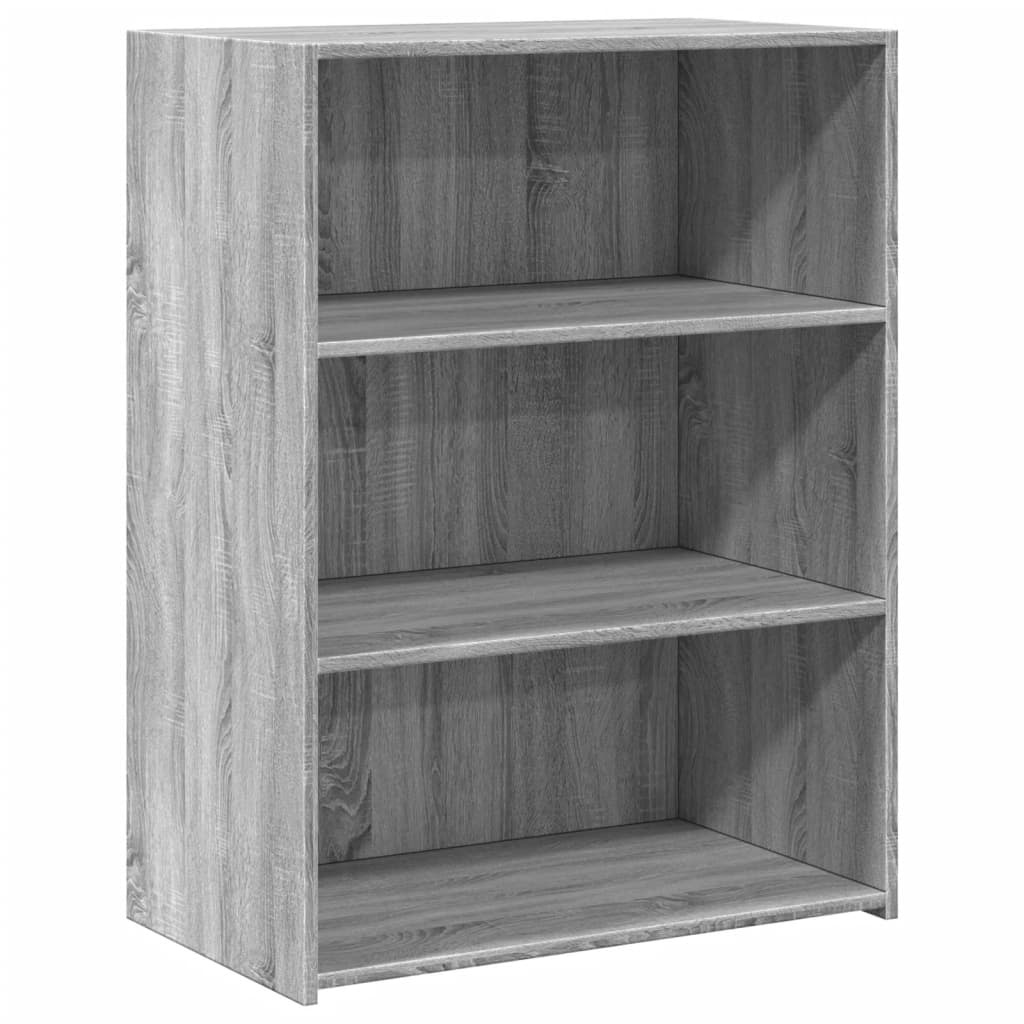 VidaXL Dressoir 70x41x93 cm bewerkt hout grijs sonoma eikenkleurig
