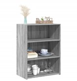 VidaXL Dressoir 70x41x93 cm bewerkt hout grijs sonoma eikenkleurig