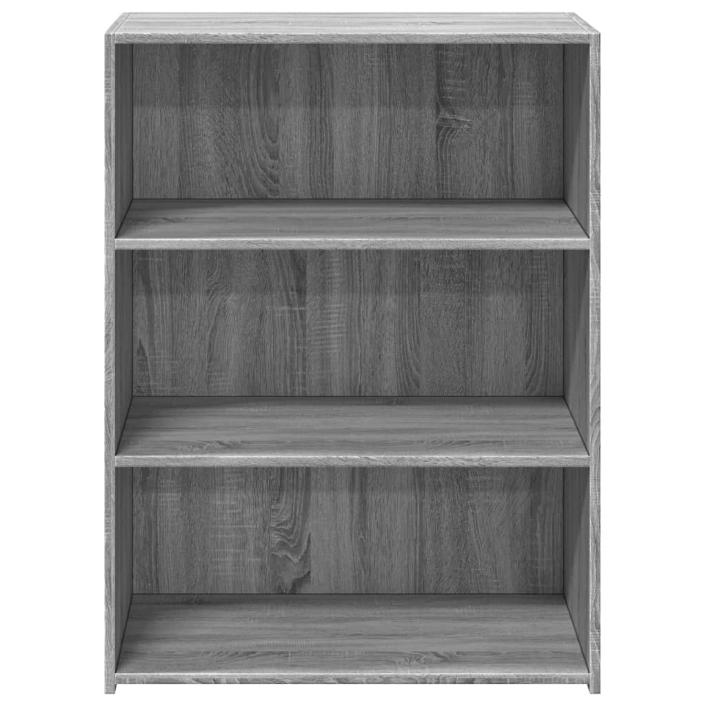 VidaXL Dressoir 70x41x93 cm bewerkt hout grijs sonoma eikenkleurig