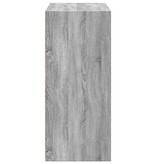 VidaXL Dressoir 70x41x93 cm bewerkt hout grijs sonoma eikenkleurig