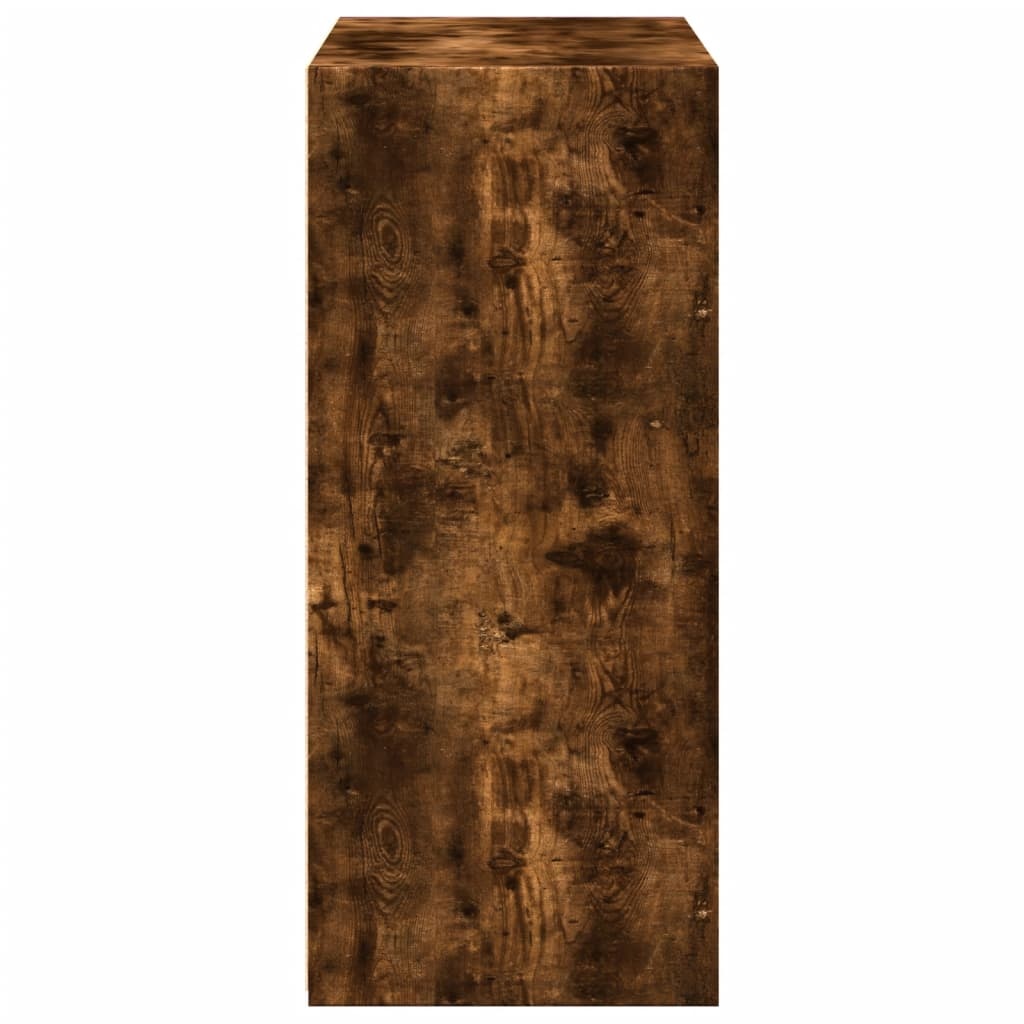 VidaXL Dressoir 70x41x93 cm bewerkt hout gerookt eikenkleurig
