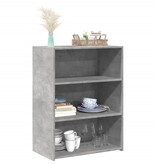 VidaXL Dressoir 70x41x93 cm bewerkt hout betongrijs