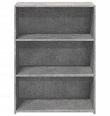 VidaXL Dressoir 70x41x93 cm bewerkt hout betongrijs