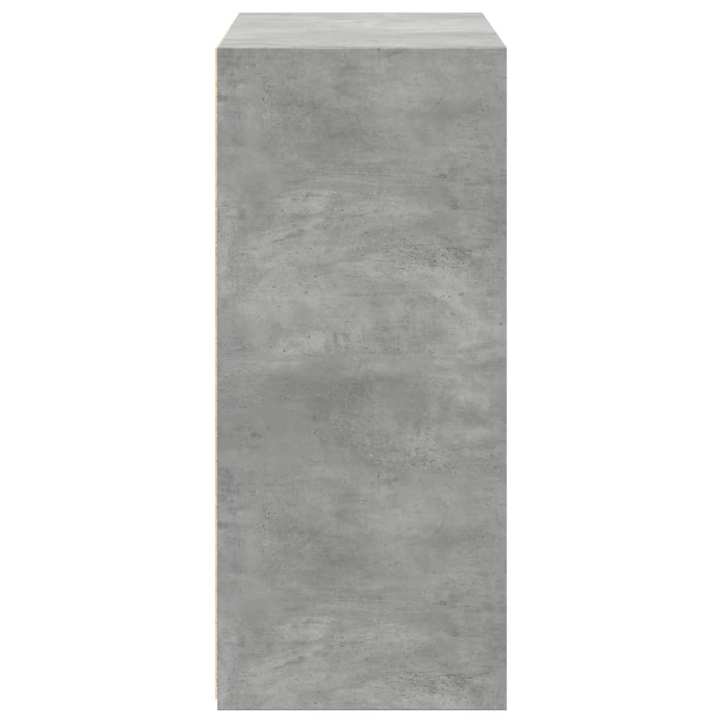 VidaXL Dressoir 70x41x93 cm bewerkt hout betongrijs