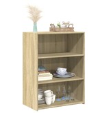 VidaXL Dressoir 70x41x93 cm bewerkt hout sonoma eikenkleurig