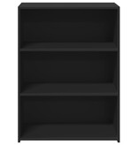 VidaXL Dressoir 70x41x93 cm bewerkt hout zwart