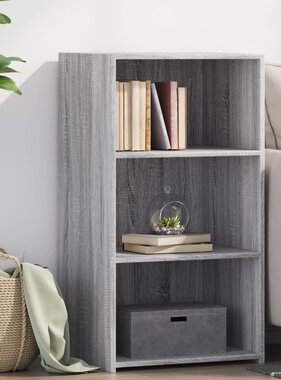 VidaXL Dressoir 50x41x93 cm bewerkt hout grijs sonoma eikenkleurig