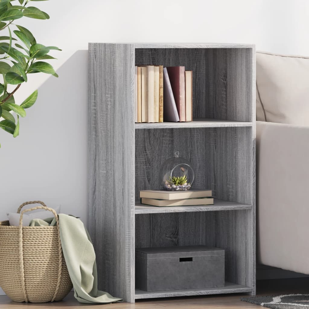 VidaXL Dressoir 50x41x93 cm bewerkt hout grijs sonoma eikenkleurig