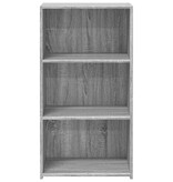 VidaXL Dressoir 50x41x93 cm bewerkt hout grijs sonoma eikenkleurig