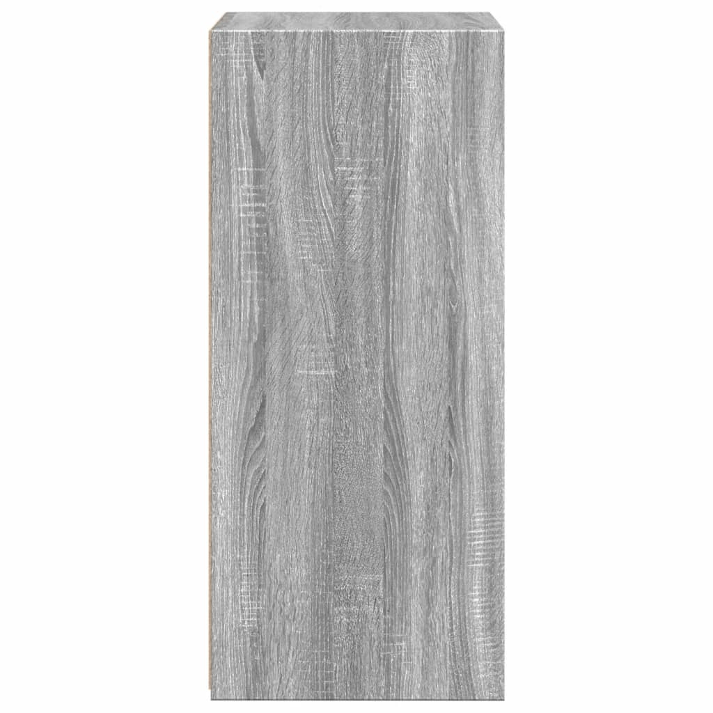 VidaXL Dressoir 50x41x93 cm bewerkt hout grijs sonoma eikenkleurig