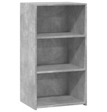 VidaXL Dressoir 50x41x93 cm bewerkt hout betongrijs