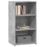 VidaXL Dressoir 50x41x93 cm bewerkt hout betongrijs