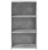 VidaXL Dressoir 50x41x93 cm bewerkt hout betongrijs