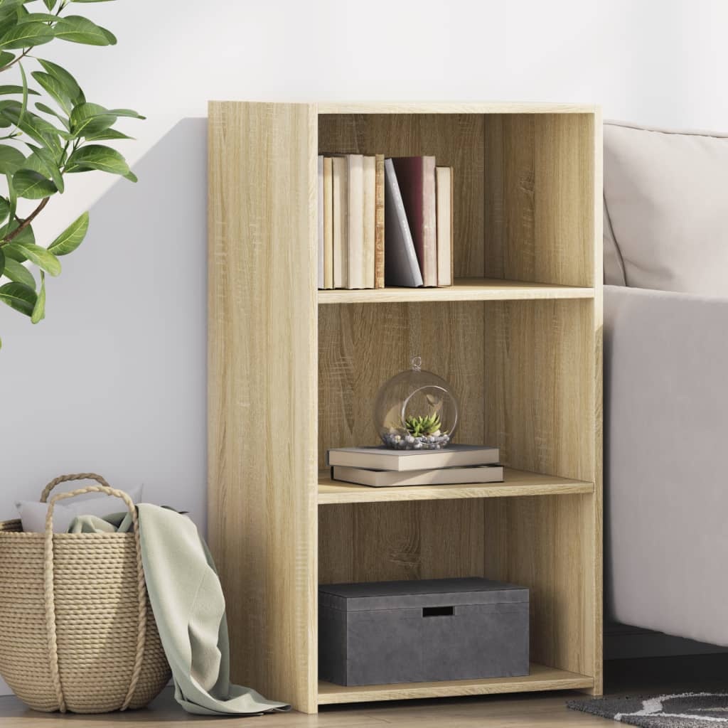 VidaXL Dressoir 50x41x93 cm bewerkt hout sonoma eikenkleurig