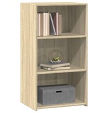 VidaXL Dressoir 50x41x93 cm bewerkt hout sonoma eikenkleurig