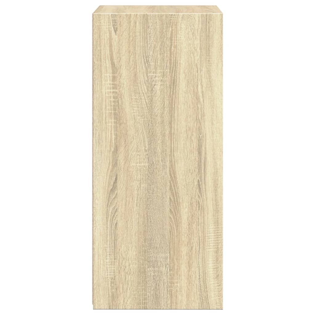 VidaXL Dressoir 50x41x93 cm bewerkt hout sonoma eikenkleurig