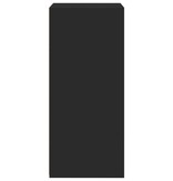 VidaXL Dressoir 50x41x93 cm bewerkt hout zwart