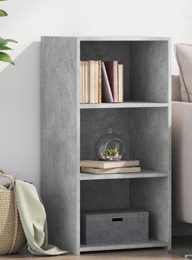 VidaXL Dressoir 45x41x93 cm bewerkt hout betongrijs