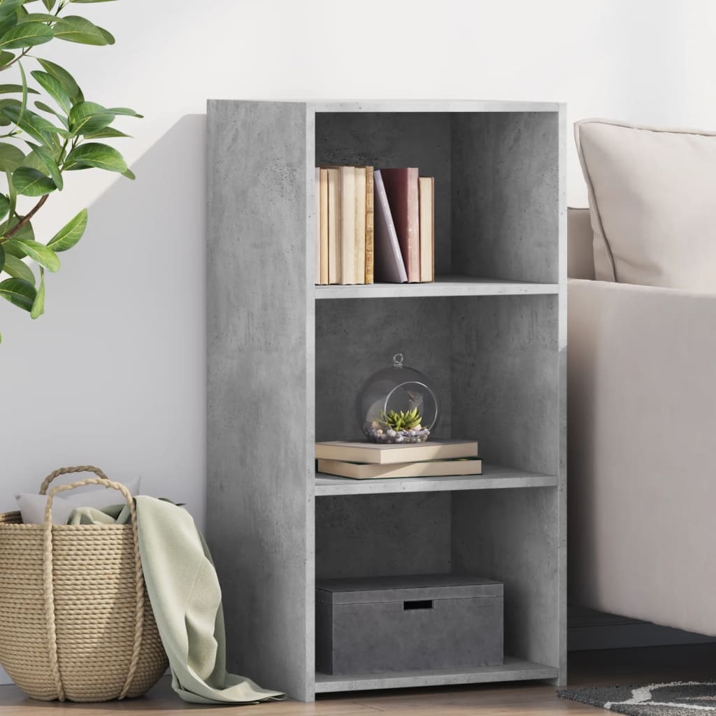 VidaXL Dressoir 45x41x93 cm bewerkt hout betongrijs