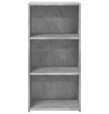 VidaXL Dressoir 45x41x93 cm bewerkt hout betongrijs
