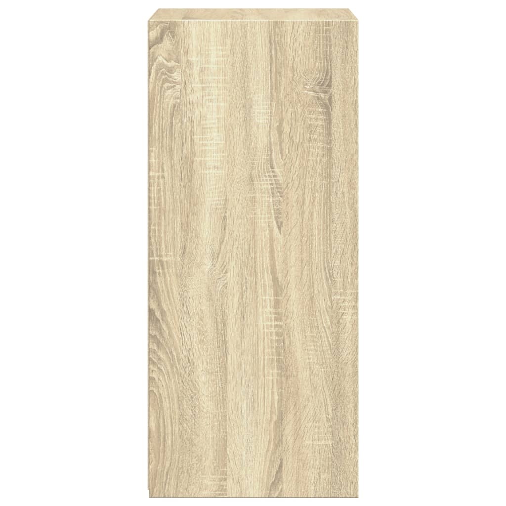 VidaXL Dressoir 45x41x93 cm bewerkt hout sonoma eikenkleurig
