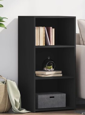 VidaXL Dressoir 45x41x93 cm bewerkt hout zwart