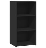 VidaXL Dressoir 45x41x93 cm bewerkt hout zwart