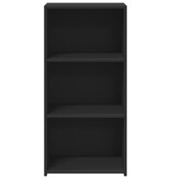 VidaXL Dressoir 45x41x93 cm bewerkt hout zwart