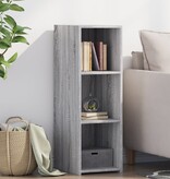 VidaXL Dressoir 30x41x93 cm bewerkt hout grijs sonoma eikenkleurig