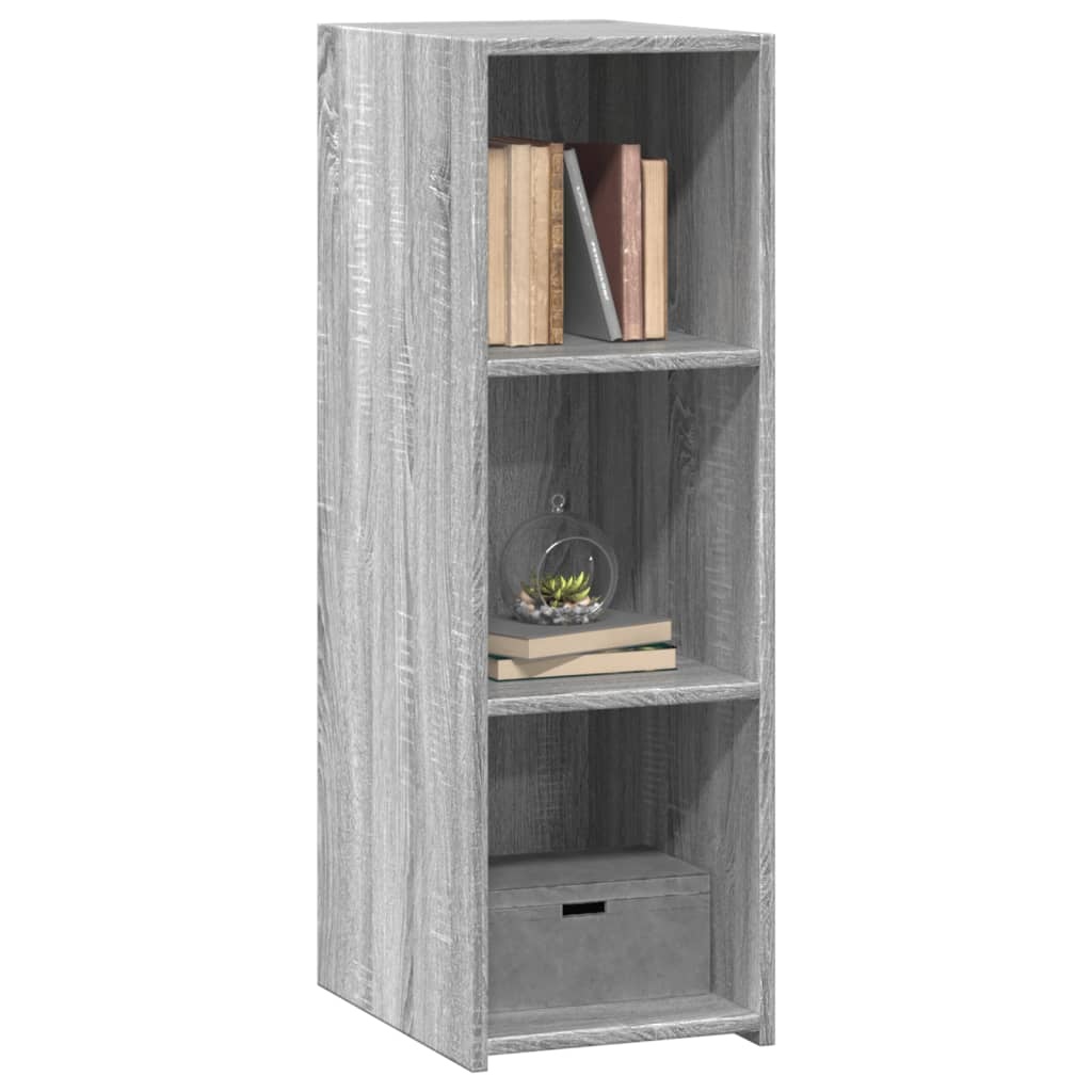 VidaXL Dressoir 30x41x93 cm bewerkt hout grijs sonoma eikenkleurig