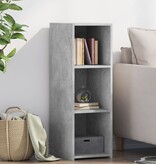 VidaXL Dressoir 30x41x93 cm bewerkt hout betongrijs