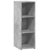 VidaXL Dressoir 30x41x93 cm bewerkt hout betongrijs