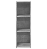 VidaXL Dressoir 30x41x93 cm bewerkt hout betongrijs