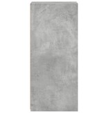 VidaXL Dressoir 30x41x93 cm bewerkt hout betongrijs
