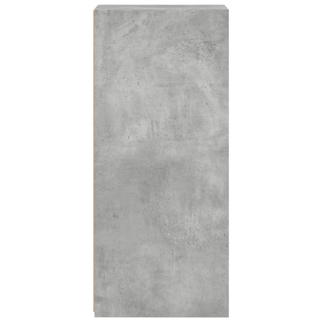 VidaXL Dressoir 30x41x93 cm bewerkt hout betongrijs