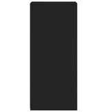 VidaXL Dressoir 30x41x93 cm bewerkt hout zwart