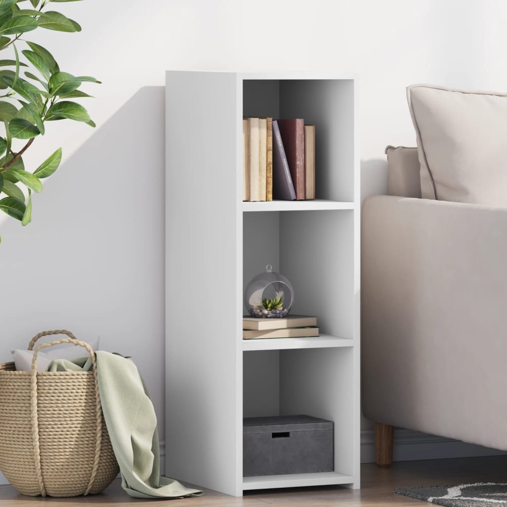 VidaXL Dressoir 30x41x93 cm bewerkt hout wit