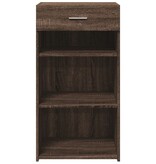 VidaXL Dressoir 50x42,5x93 cm bewerkt hout bruin eikenkleur