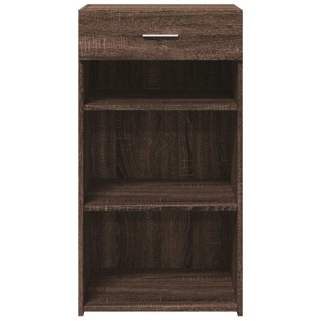 VidaXL Dressoir 50x42,5x93 cm bewerkt hout bruin eikenkleur