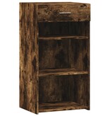 VidaXL Dressoir 50x42,5x93 cm bewerkt hout gerookt eikenkleurig