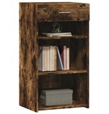 VidaXL Dressoir 50x42,5x93 cm bewerkt hout gerookt eikenkleurig