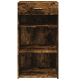 VidaXL Dressoir 50x42,5x93 cm bewerkt hout gerookt eikenkleurig