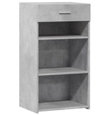 VidaXL Dressoir 50x42,5x93 cm bewerkt hout betongrijs