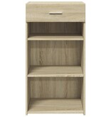 VidaXL Dressoir 50x42,5x93 cm bewerkt hout sonoma eikenkleurig