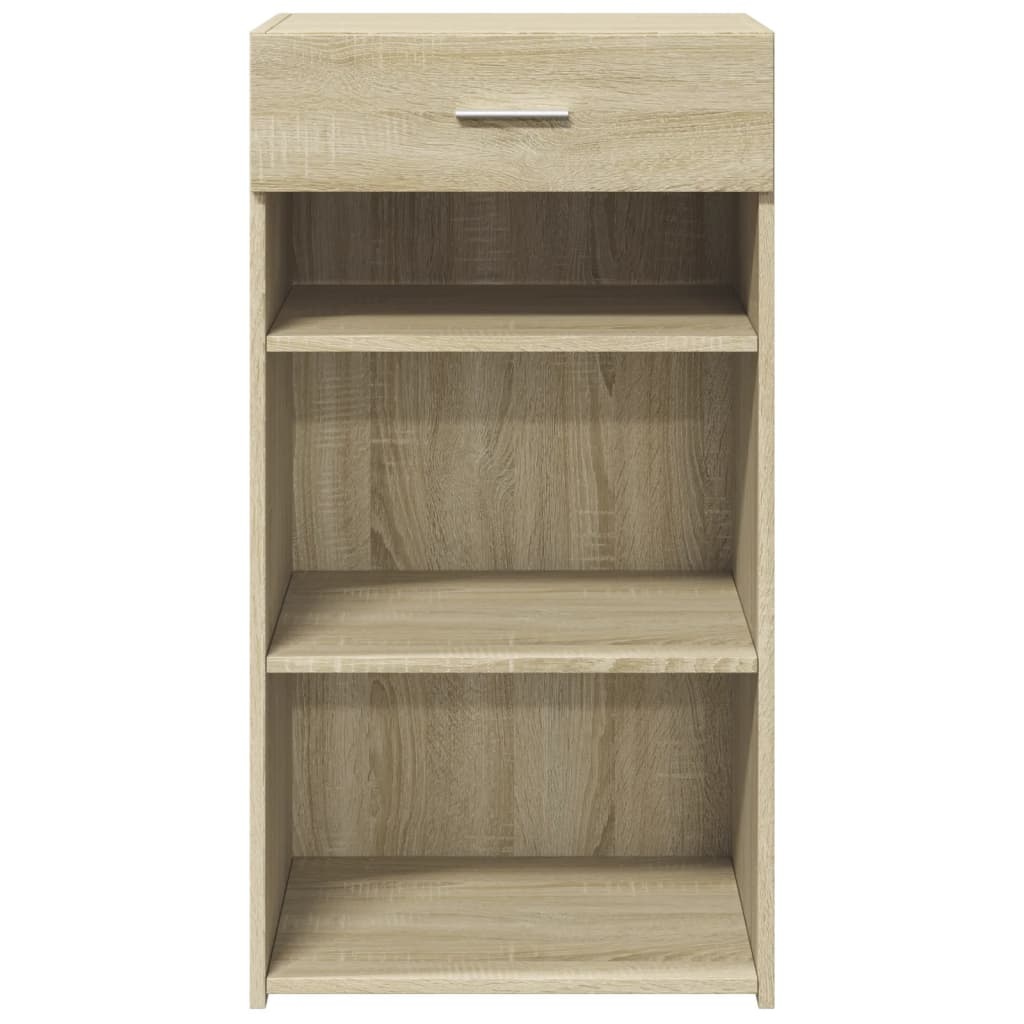VidaXL Dressoir 50x42,5x93 cm bewerkt hout sonoma eikenkleurig