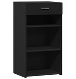 VidaXL Dressoir 50x42,5x93 cm bewerkt hout zwart