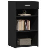 VidaXL Dressoir 50x42,5x93 cm bewerkt hout zwart